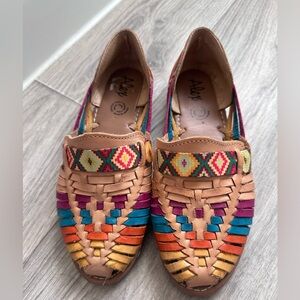 Alex colorful leather sandals size 6